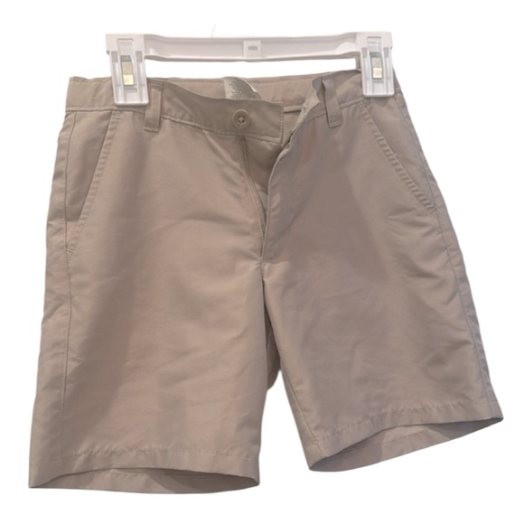 NAUTICA khaki boys adjustable waist shorts size 7 - Picture 1 of 8